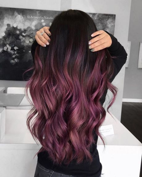 farbowane-wlosy-2019-42_11 Farbowane włosy 2019