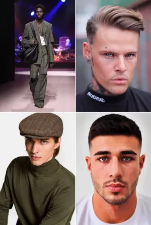 Męskie modne fryzury 2024